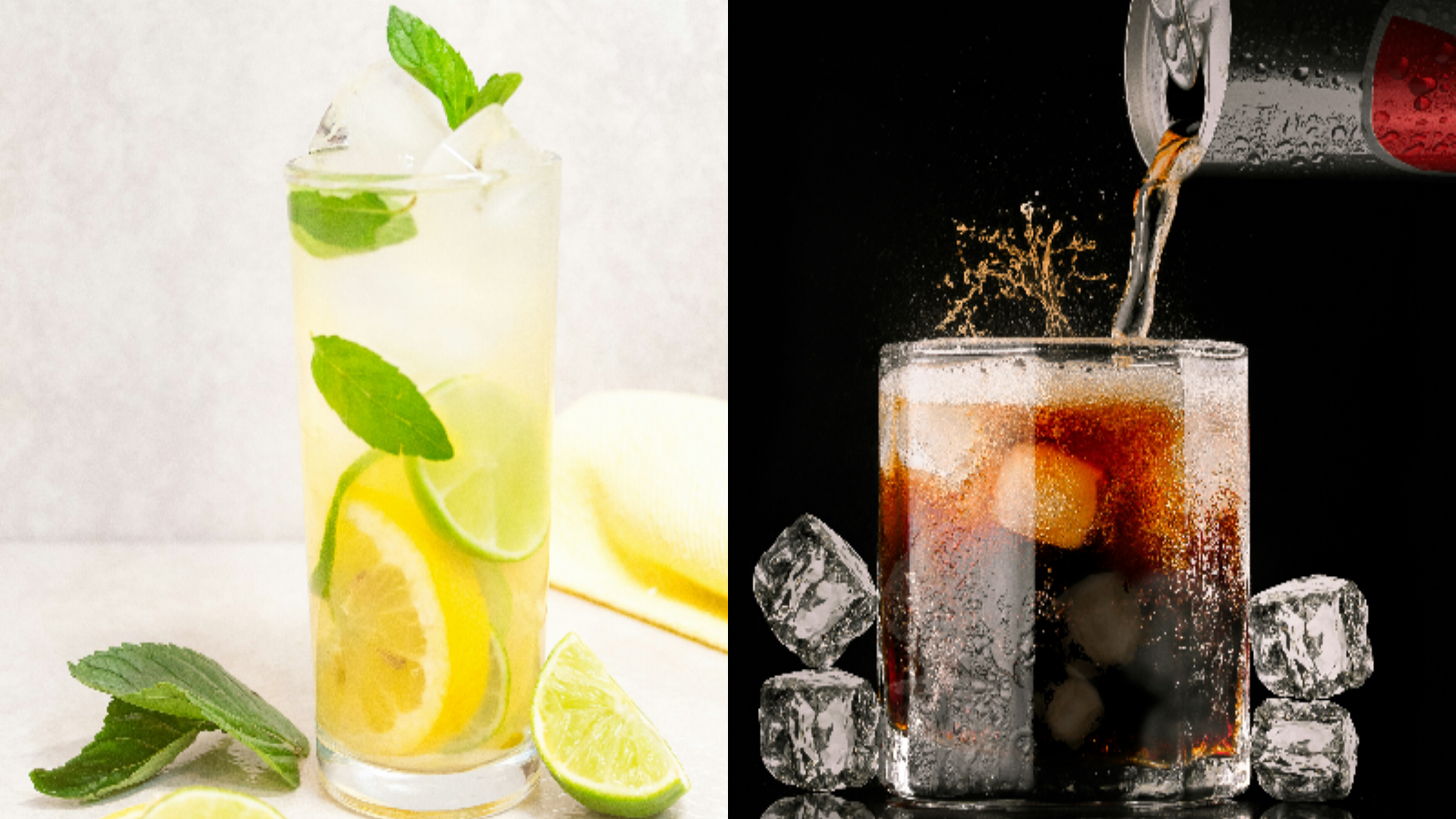 Fresh Lime Juice vs Soft Drinks